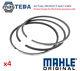 4x Mahle Original Engine Piston Ring Set 014 22 N0 A Std New Oe Replacement