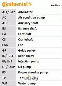 Ct687k1 Timing Belt / Cam Belt Kit Contitech For Ford Sierra, Transit, Consul