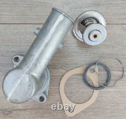 Ford Capri Cortina Mk2-5 Pinto 82 Degree Thermostat+Housing+Gasket Kit. OHC