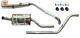 Ford Capri Mk2 & Mk3 Exhaust System Complete Ohc 1.6-2.0l Big Bore Stainless Steel