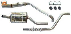 Ford Capri MK2 & MK3 Exhaust System Pinto OHC 1.6-2.0l Big Bore Stainless Steel