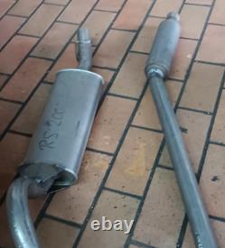 New Exhaust System Exhaust For Ford Escort Mk2 Ohc 1.6-2.0 Rs2000