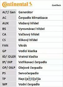 Kit de courroie de distribution Ct687k1 / kit de courroie de distribution Contitech neuf de remplacement OE