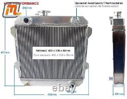 Radiateur Ford Curtain MK3 OHC 1.6-2.0l en alliage de haute performance
