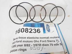 Série de bandes élastiques pour moteur normal (pour 4 pistons) Moteur Ford standard à arbre à cames en tête (OHC) Ford.
